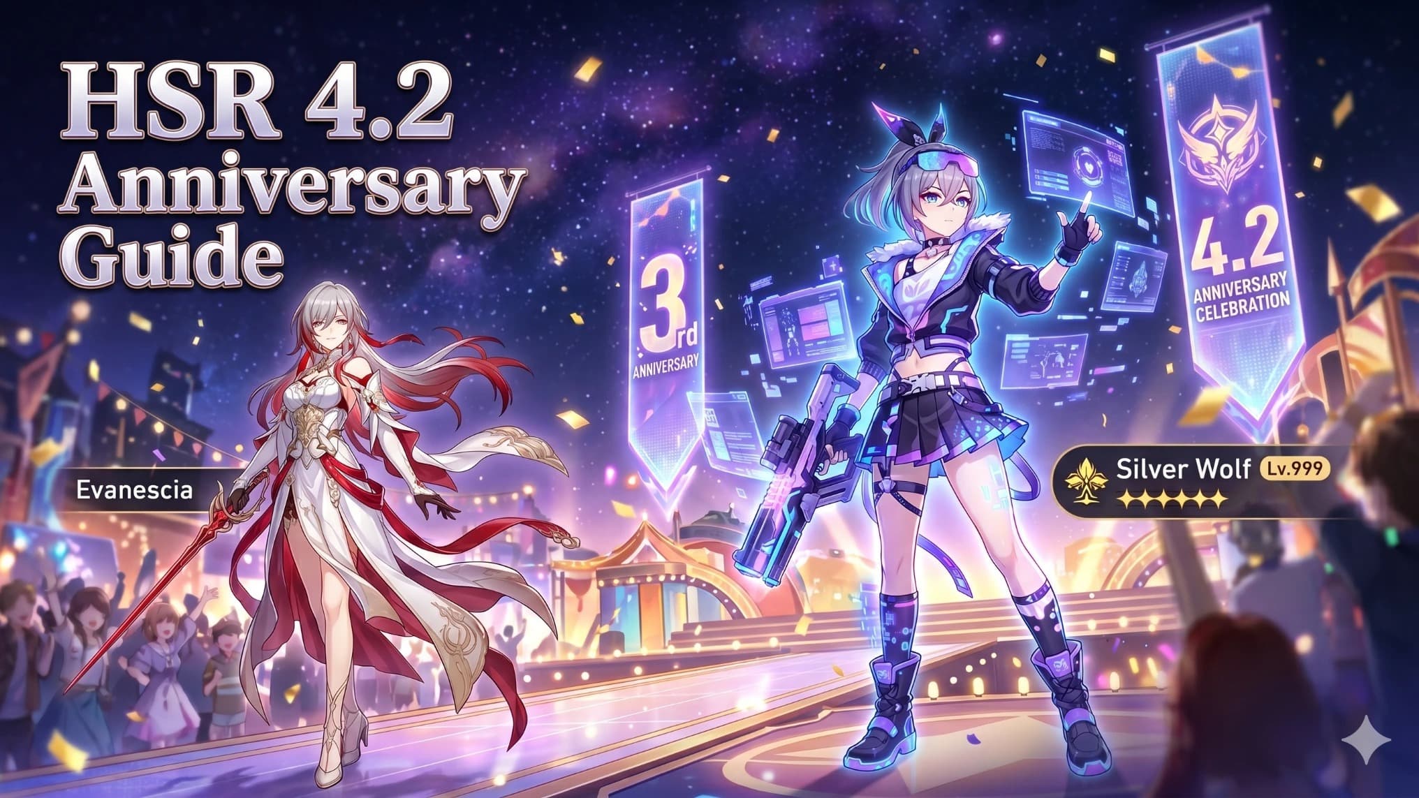 HSR 4.2 Anniversary Guide 2026: Silver Wolf Lv.999 & Rewards Meta