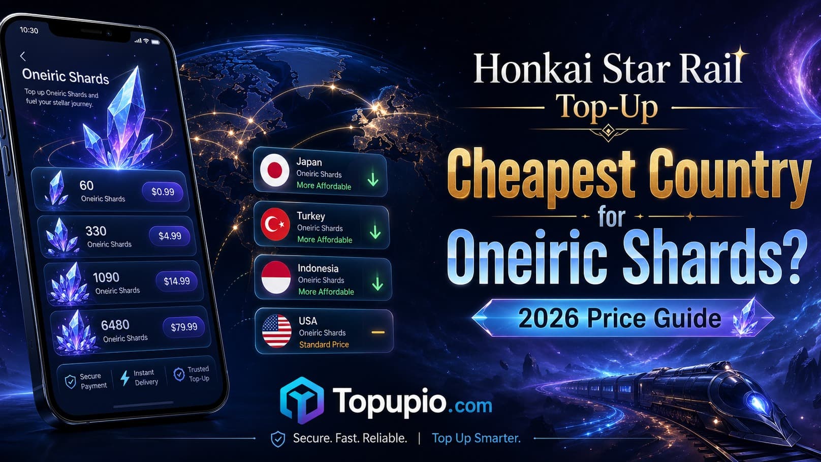 Honkai Star Rail top-up: the cheapest country to buy Oneiric Shards in 2026